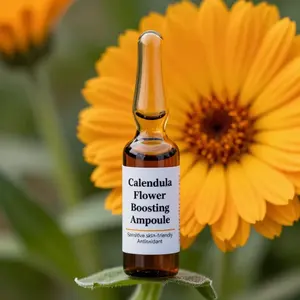 Suero de hidratación potenciador de flores de caléndula desarrollado en Corea ODM/OMB con ingredientes de glicerina y ácido hialurónico producto para el cuidado de la piel - Product Image 1