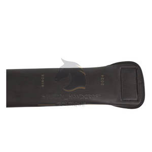 Équipement sportif léger pour l'extérieur, produits équestres, sangles de selle en cuir de couleur unie, sangles de selle pour chevaux - Product Image 6