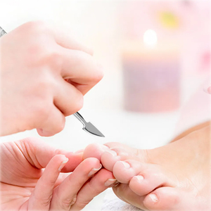 Professional Double-Ended Manicure Tool 3P Stainless Steel Nail Cuticle Pusher & Cutter - Product Image 5