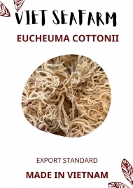 Fibre d'algues Eucheuma Cottonii séchées à l'air, couleur brune naturelle, ingrédient principal 100% algues, durée de conservation 12 mois - Product Image 2