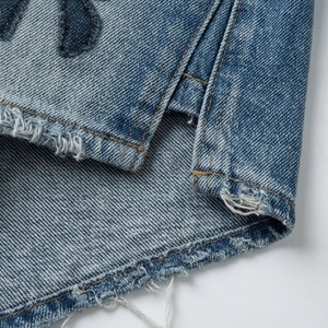 Shorts de Algodón para Mujer, Tallas Grandes, Moda Casual, Ajustados, Lavados, Sexys, de Mezclilla, Cintura Alta, Color Personalizado, Atuendo Moderno de Verano - Product Image 6