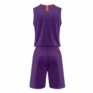 Maillot de basket-ball pour adultes de haute qualité, taille plus, 100% polyester, respirant, séchage rapide, sans manches, sangle réglable, personnalisable - Product Image 3