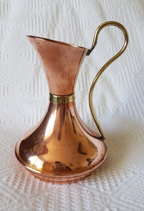 Carafe à eau en cuivre pur de qualité supérieure, faite à la main, pichet ayurvédique, récipient de stockage traditionnel pour la santé, collection cadeau - Product Image 4