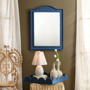 กระจกซุ้มผ้าปาล์มตกแต่งสไตล์โบฮีเมียนธรรมชาติทอจากโบฮีเมียน - Product Image 3