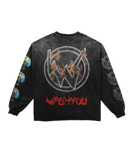 Sudadera de Manga Larga con Logotipos Personalizados, Impresión Digital/Serigrafía, Estilo Urbano Americano, 100% Algodón, ODM, Corte Holgado, Acabado Lavado - Product Image 2