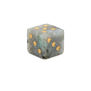 High quality Stone D6 Dice Cube natural agate Gemstone <b>Crystal</b> D6 Dice Engraved dot Custom Dice Set Viking Wholesaler - Product Image 2