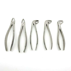 Kit d'instruments dentaires professionnels manuels en acier inoxydable pour chirurgie et extraction : forceps, élévateurs, détartreurs, miroir - Certifié CE - Product Image 6