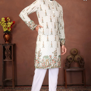 Royal Noir <b>Kurta</b> - Product Image 1
