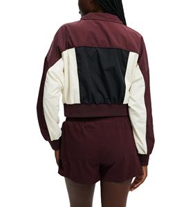 Cortavientos ligero de secado rápido para correr para mujer, chaqueta deportiva para gimnasio, nuevo estilo personalizado, cortavientos recortado para mujer - Product Image 6