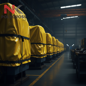 Bâche de protection stratifiée résistante aux UV et imperméable pour ateliers, usines, chantiers de construction et applications extérieures - Product Image 3