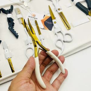 ชุดเครื่องมือต่อผมนาโนริงพร้อมกรรไกรแต่งผมช่างจัดแต่งทรงผมทองคําขาวชุดเครื่องมือผมสแตนเลสที่ยั่งยืน - Product Image 3