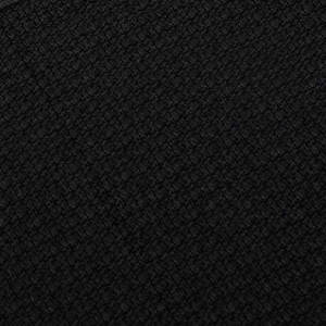 Kimono de karaté noir 100% coton 380g séchage rapide unisexe adulte coupe classique uni teint uniforme d'arts martiaux - Product Image 4