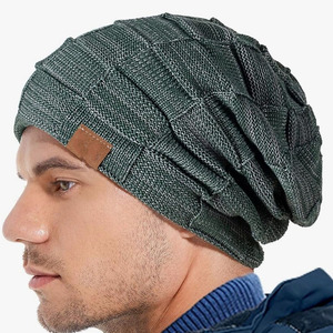Premium Design 100% Acrylic Knitted <b>Beanie</b> <b>Hat</b> Breathable Waterproof Adjustable <b>Beanie</b> <b>Hat</b> for Women <b>Men</b> Stylish Design - Product Image 1