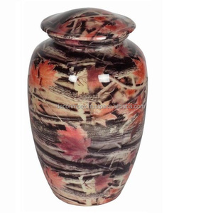 High Quality Modern Metal Multi-Colour Cremation Urn with Tabletop <b>Vase</b> Function | Eco-Friendly Funeral Ashes <b>Memorial</b> Urn - Product Image 3