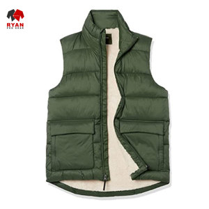 Chalecos Acolchados con Cierre de Cremallera y Diseño Personalizado Ryan Pro Gear para Hombre con Logotipo Personalizado y Patrón Sólido - Product Image 1