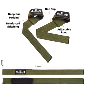 Sangles de musculation unisexes réglables en coton antidérapantes pour le soutien du poignet, écologiques et légères - Product Image 4