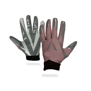 Vente flash - Gants de football américain unisexes pour adultes, sur mesure, en cuir, avec écran tactile, respirants, en latex, imperméables, de qualité supérieure, avec fermeture à crochet - Product Image 1