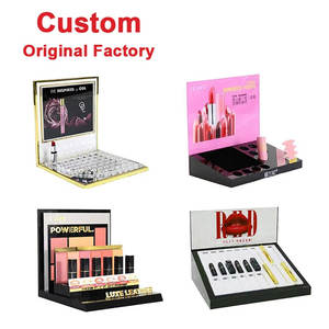 Exhibidores de Acrílico para Cosméticos y Labiales, Diseño Personalizado de Fábrica, Mostradores de Punto de Venta para Minoristas, Soluciones de Exhibición de Productos - Product Image 1