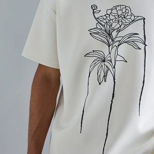 เสื้อยืดโอเวอร์ไซส์ผู้ชาย ผ้าฝ้าย 100% ระบายอากาศได้ดี สวมใส่สบาย แห้งเร็ว ไม่เป็นขุย ไม่ยับ รับสั่งทำตามแบบ สไตล์ฮิปฮอป ขายดี - Product Image 3