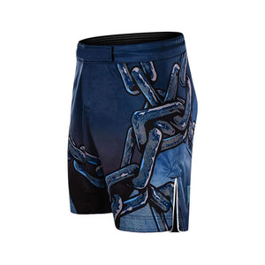 Shorts de combat MMA personnalisés à fermeture Velcro, impression numérique, respirants, antidérapants, pour entraînement d'arts martiaux mixtes - Prix de gros - Product Image 2