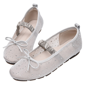 Zapatos Planos de Malla para Mujer Ann'S, con Punta Cuadrada y Correa en el Tobillo, Zapatos Planos Negros de Malla, Zapatos Planos Mary Jane, Zapatos Planos de Malla para Mujer - Product Image 1