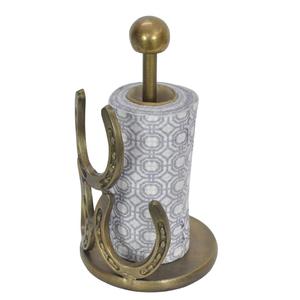 Horse Shoe Design <b>Tissue</b> Stand <b>Wedding</b> Table Accessories Napkin <b>Tissue</b> Holder Brass Antique Finish - Product Image 2