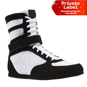 Zapatos de Boxeo de Marca Privada con MOQ Bajo, Equipo de Entrenamiento al por Mayor, Zapatos de Combate, Entrega Rápida, Zapatos de Boxeo al por Mayor para Interiores y Exteriores - Product Image 1