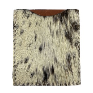 Coller sur les cheveux mouchetés sur le portefeuille de carte de téléphone portable en cuir de vachette Top Indian Fabricant et fournisseur Saman Exports - Product Image 3