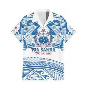 Chemise Hawaïenne Samoa Rugby 685 Pride à Imprimé Tribal Polynésien pour Hommes – Vente en Gros Fabricant - Product Image 3