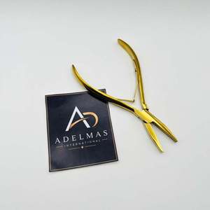 <b>Flat</b> <b>Nose</b> <b>Plier</b> With Ridges Multifunctional Hair Extension <b>Pliers</b> Stainless Steel Custom Logo Hair Extension Tool - Product Image 4