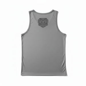 Débardeur de sport pour homme en polyester/coton personnalisé OEM - Écologique, respirant, séchage rapide, col rond, style sportif - Product Image 2