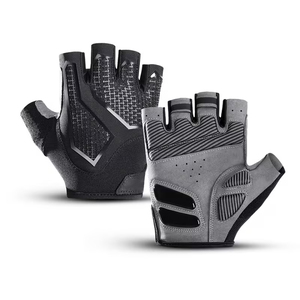Best Quality Half Finger Breathable <b>Cycling</b> Gloves For Adult Hand Protection Outdoor Sport Riding Gloves Pull On Closure - Product Image 1