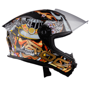Nuevo Casco Integral R11 Moderno Fabricado en Vietnam, ABS PC Antiarañazos de Alta Calidad, Doble Visera, Liberación Rápida, Homologado por DOT - Product Image 6
