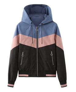 เสื้อแจ็คเก็ต Anorak สไตล์เรโทร ขายส่ง เสื้อแจ็คเก็ต Anorak ไนลอนสั่งทำพิเศษ สไตล์ไฮสตรีท ดีไซน์สีสันตัดกัน พร้อมซิป - Product Image 1