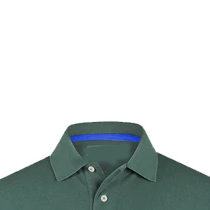 Polo de Piqué de Algodón de Manga Corta Verde Sólido para Hombre, Calidad Premium, Transpirable, Corte Regular Informal - Product Image 6