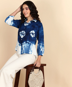 Camisa Maaesa para Mujer, de Rayón, Hecha a Mano, con Cuello Abotonado, Manga Larga, Estilo Casual, Corte Regular, para Primavera/Verano - Product Image 3