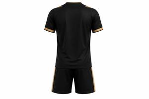 Ensemble de football haut de gamme avec graphismes sublimés, maillot athlétique et short coordonné, 100 % polyester respirant et écologique - Product Image 6