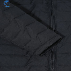Men's Thick Winter Puffer <b>Jacket</b> Coated <b>Canvas</b> Quilted Insulated Stand Collar Full Zip Warm Outdoor Hiking Travel Casual - Product Image 5