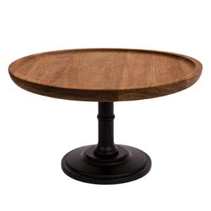 ฐานวางเค้กไม้ทรงกลมสำหรับงานแต่งงาน เค้กวันเกิด และจัดแสดงขนมหวาน - Product Image 2