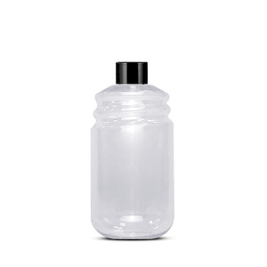 Leakproof <b>Cap</b> Design Eco Friendly BPA Free Silk Screen Cosmetic Wholesale PET <b>Plastic</b> Round 250ML Thread Bottle Custom Packaging - Product Image 1