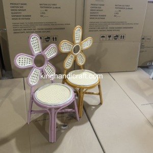 Location de chaise enfant unique en rotin fait main pour événements de mariage, fêtes d'anniversaire, photographie et décoration - Product Image 4