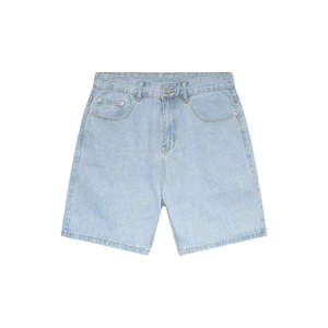 Pantalones Cortos de Mezclilla para Hombre y Niño, de Moda, de Algodón y Spandex, con Agujeros - Product Image 2