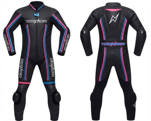ชุดแข่งรถมอเตอร์ไซค์ Unisex Rawasaki Elite MotoCP แบบจั๊มสูท/ชุดหนังวัวแท้/หนังจิงโจ้พรีเมียม พร้อมแผ่นยืดหยุ่น - Product Image 1