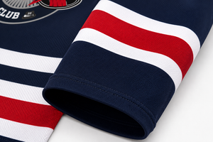 Maillot de hockey sur glace pour hommes SINEWY, manches longues, col en V, sublimé, évacuation de l'humidité, nom d'équipe personnalisé, vêtements de hockey sur glace - Product Image 4