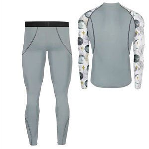 Conjunto deportivo de compresión premium para hombre, para gimnasio, fitness, correr y un estilo de vida activo diario, cómodo. - Product Image 2