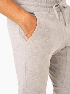 Pantalon de jogging décontracté pour homme, taille mi-haute, devant plat, boutonné, séchage rapide, style streetwear, idéal pour la course et le fitness, tendance hiver - Product Image 3