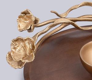 Plateau de service en bois finition noyer - Product Image 6