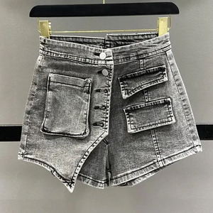 Shorts en jean pour femmes OEM, vente en gros directe usine, prix abordable, commande en gros, style décontracté et tendance 2026 - Product Image 4