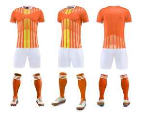 Tenue de football 100 % polyester de qualité supérieure, respirante, légère, durable, au design personnalisé, professionnelle et élégante - Product Image 4