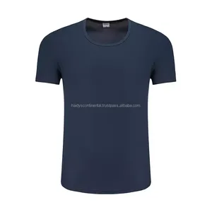 เสื้อยืดกอล์ฟผู้ชายแบบถักคุณภาพสูงราคาถูกจากโรงงานพร้อมโลโก้แบบกำหนดเองและลายพิมพ์สำหรับผู้ชายทำจากผ้าฝ้าย - Product Image 2
